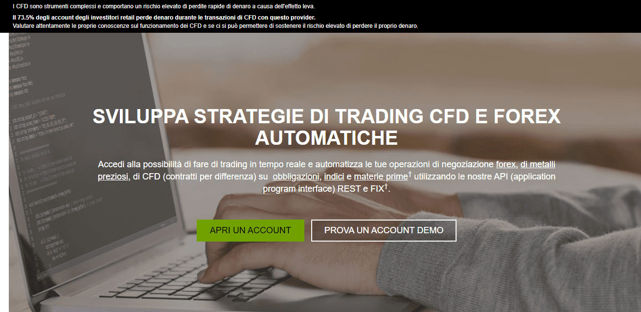 Confronto API di Oanda